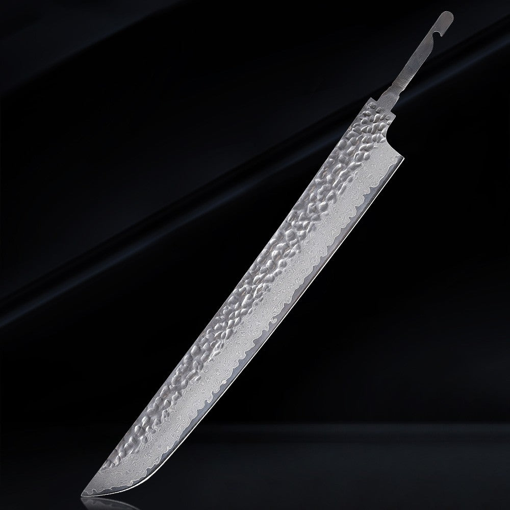 TURWHO Lâmina Crua de Faca de Chef Japonesa Aço Damasco Forjado à Mão DIY VG10 Kit de Facas de Cozinha Ferramentas para Fazer Facas Sem Cabo