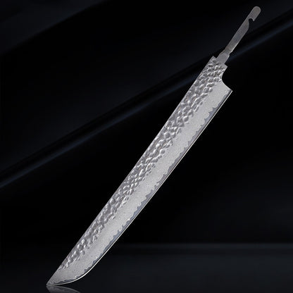 TURWHO Lâmina Crua de Faca de Chef Japonesa Aço Damasco Forjado à Mão DIY VG10 Kit de Facas de Cozinha Ferramentas para Fazer Facas Sem Cabo