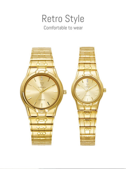 LIEBIG Fashion Quartz Wristwatch Women Men Luxury Full Steel 3Bar Waterproof Watches For Female Ladies Clock Relógio Feminino