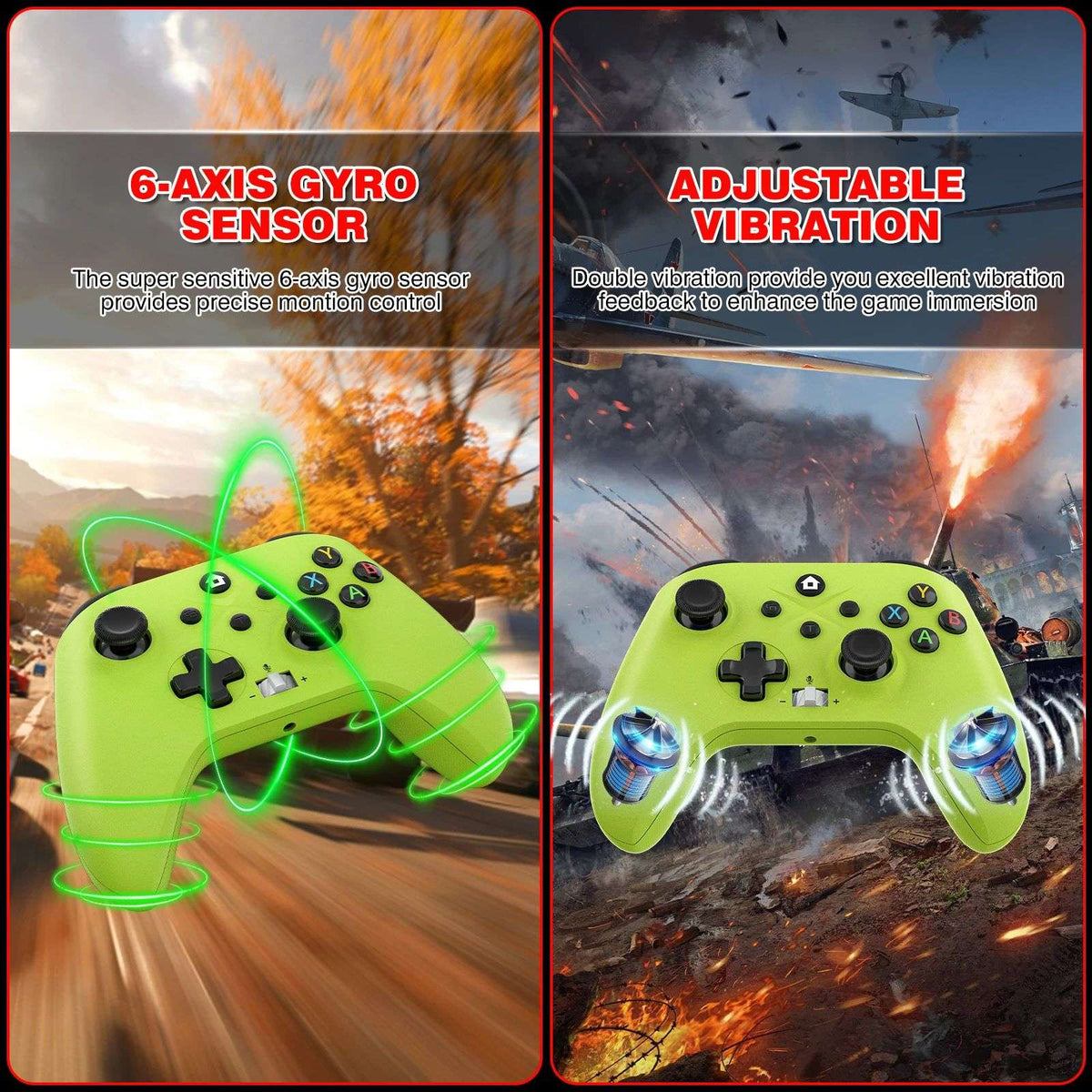 Wireless Gamepad For Xbox One/Xbox Series X/S/ Xbox Controller With Six-Axis Gyro Turbo Function Game Consoles Joystick