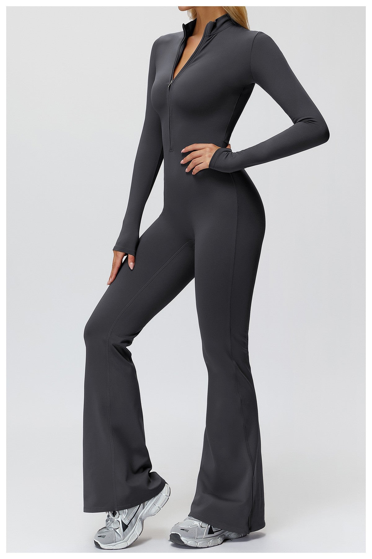 Women Long Sleeves Gym Suit Women Yoga Clothing Sportswear Sports Jumpsuit Female Workout Bodysuits Fitness One-Piece Suit