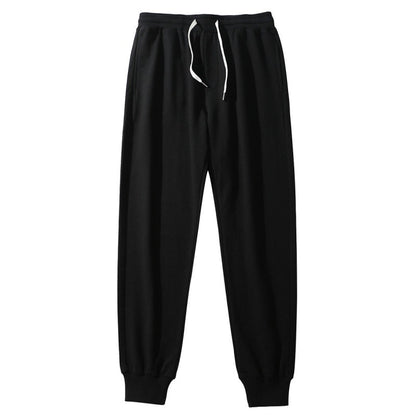 Men 100% Cotton Pants Elastic Gym Sweatpants Casual Jogging Trousers Sport Joggers Fitness Running Pants Man Clothing Streetwear