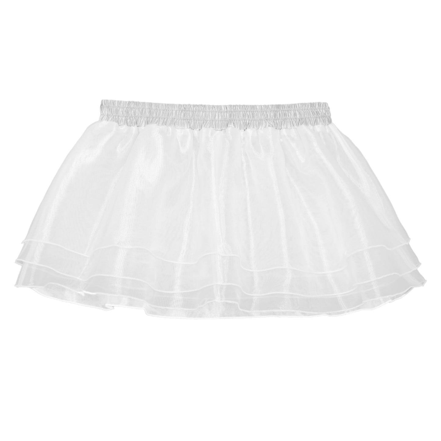 Womens Tiered A-line Pleated Short Skirt Shiny Glitter Skirt for Rave Festival Pole Dance Bar Party Skirt Night Club Costume