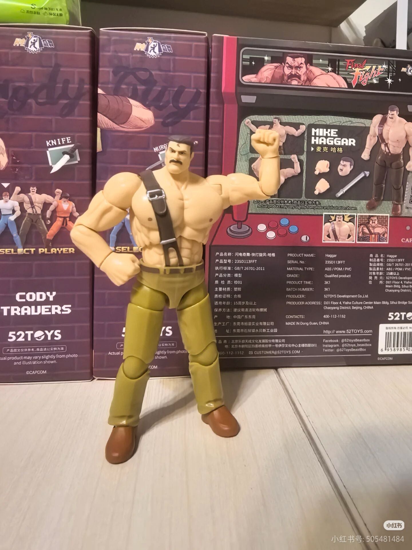 52toys Capcom Final Fight Boneco de Ação 3,75 polegadas Modelo Soldado Legal Brinquedo Para Amantes de Jogos Decoração Presente Surpresa Em Estoque