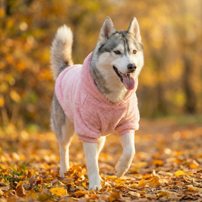 Roupas de Inverno para Cães, Moletom Quente de Lã para Cães de Porte Médio e Grande, Casaco Macio de Pelúcia para Cães, Roupas para Labrador Golden Retriever