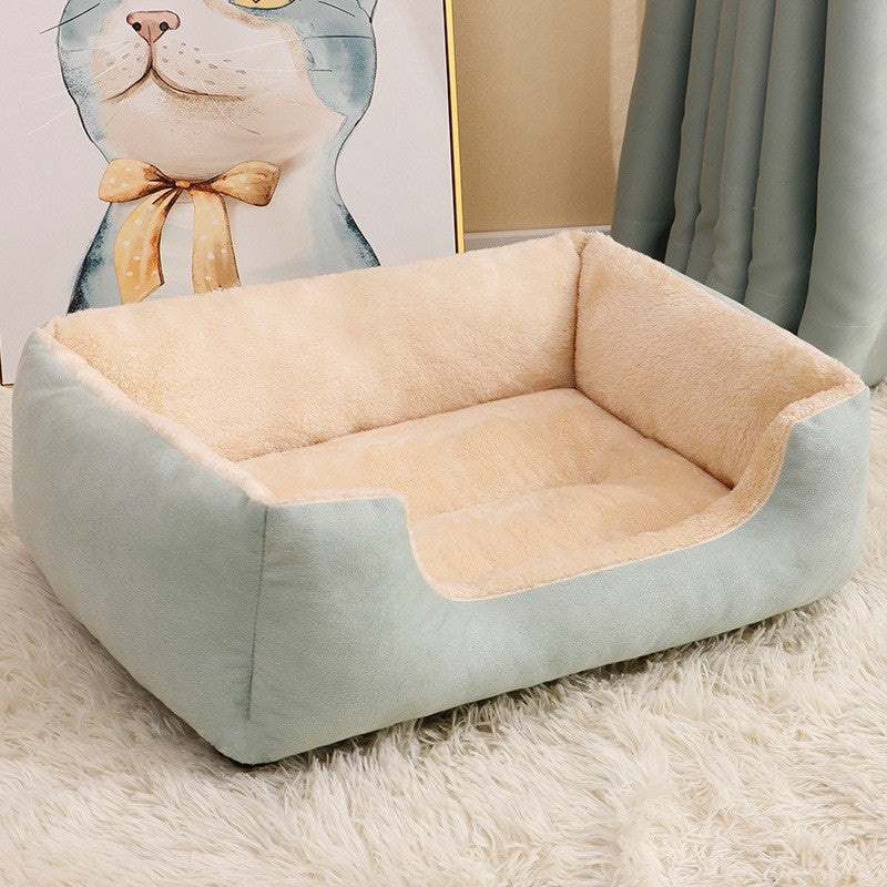 Almofadas de Gato Macias para Todas as Estações, Quentes de Inverno, para Camas de Gato e Cachorro, Laváveis e Resistentes a Mordidas, Almofadas Pequenas, Médias e Grandes para Cama de Cachorro