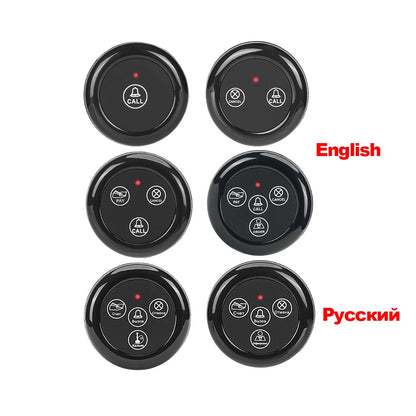 Sistema de chamada para garçons de restaurante com narguilé Retekess TD112, pager de relógio à prova d'água, botões de chamada de garçom TD032 para bar, café, clínica, hotel