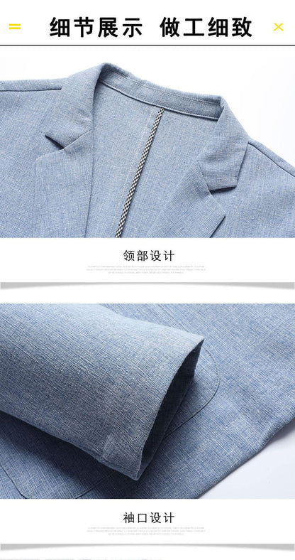 2024 Summer Ice Silk Blazers Elasticity Men's Thin Windbreak Classic Solid Color Casual Business Suit Jackets Office Social Coat