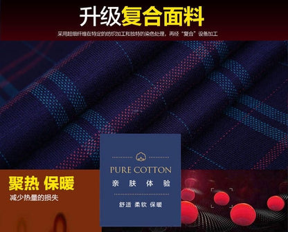 2025 Men's Winter Warm Long Sleeve Plaid Shirts Flannel Fur Lined Thick Formal Shirts Fleece Casual Shirt for Men Dress Shirts