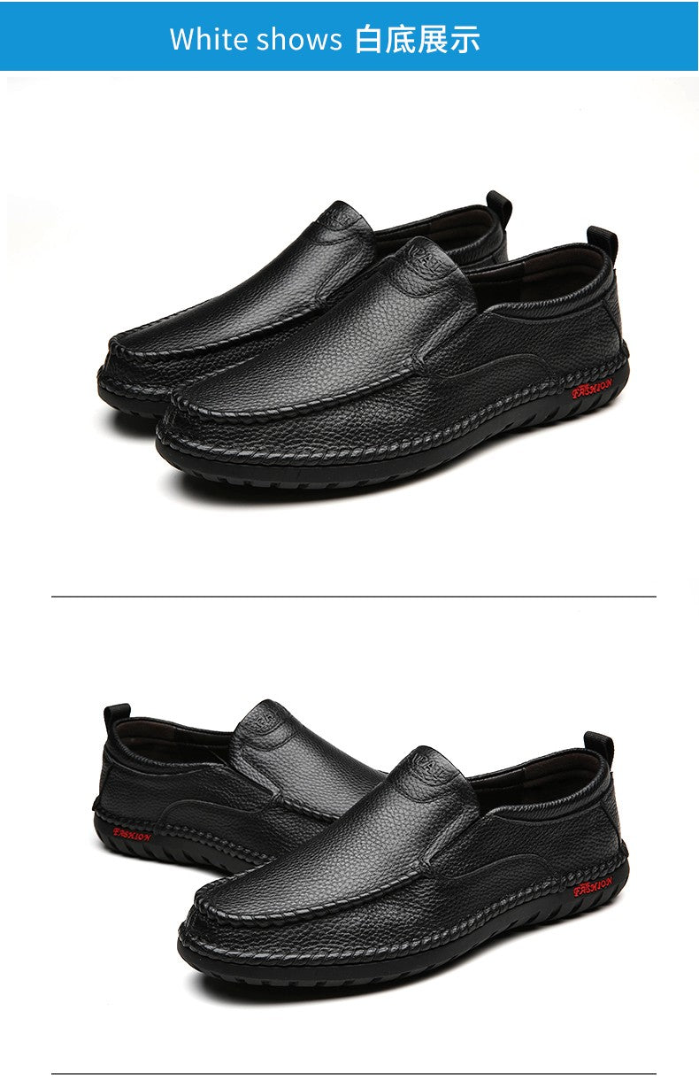 High Quality Leather Men Casual Shoes Breathable Mens Loafers Italian Luxury Brand Formal Mens Dress Shoes Slip-on Driving Shoes