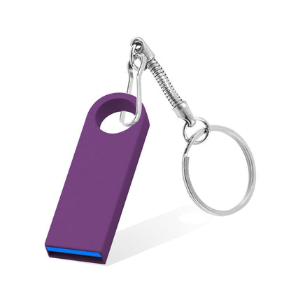 Hot Sale Metal Key Chain 3.0 USB Flash Drive 128GB Pen Drive 8GB 16GB 32GB 64GB Memory U Stick 3. 0 High Speed Pendrive