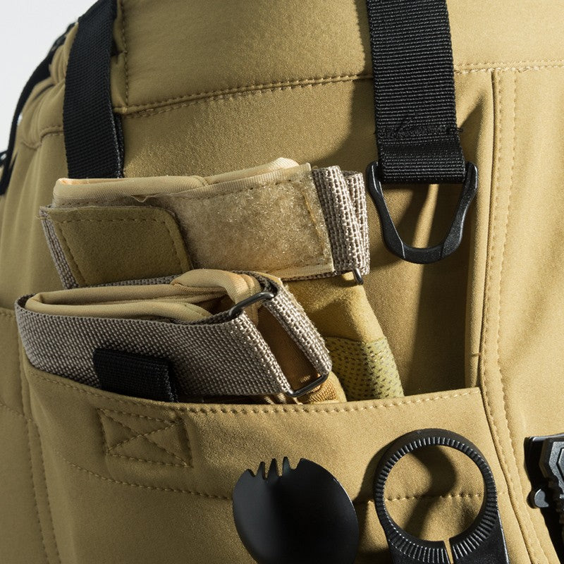 Men Winter Autumn Warm Fleece Pants Waterproof Hiking Camping Climbing Cargo Military Tactical Casual Trousers Softshell Elastic