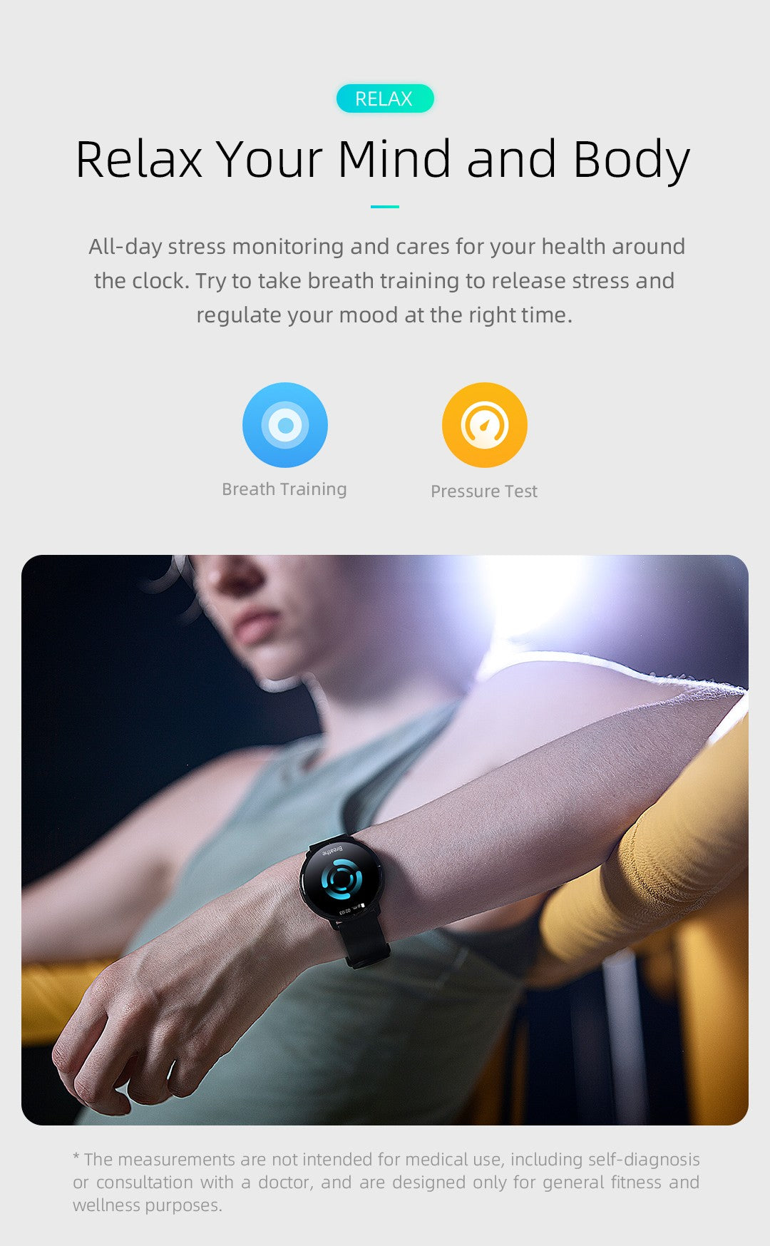 Mibro Lite Smartwatch Global Version 1.3Inch AMOLED HD Display IP68 Waterproof App Control Fitness Monitoring Bluetooth Watch