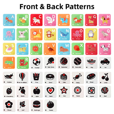 Baby object recognition cards, educational toys, early education and enlightenment