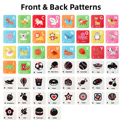 Baby object recognition cards, educational toys, early education and enlightenment