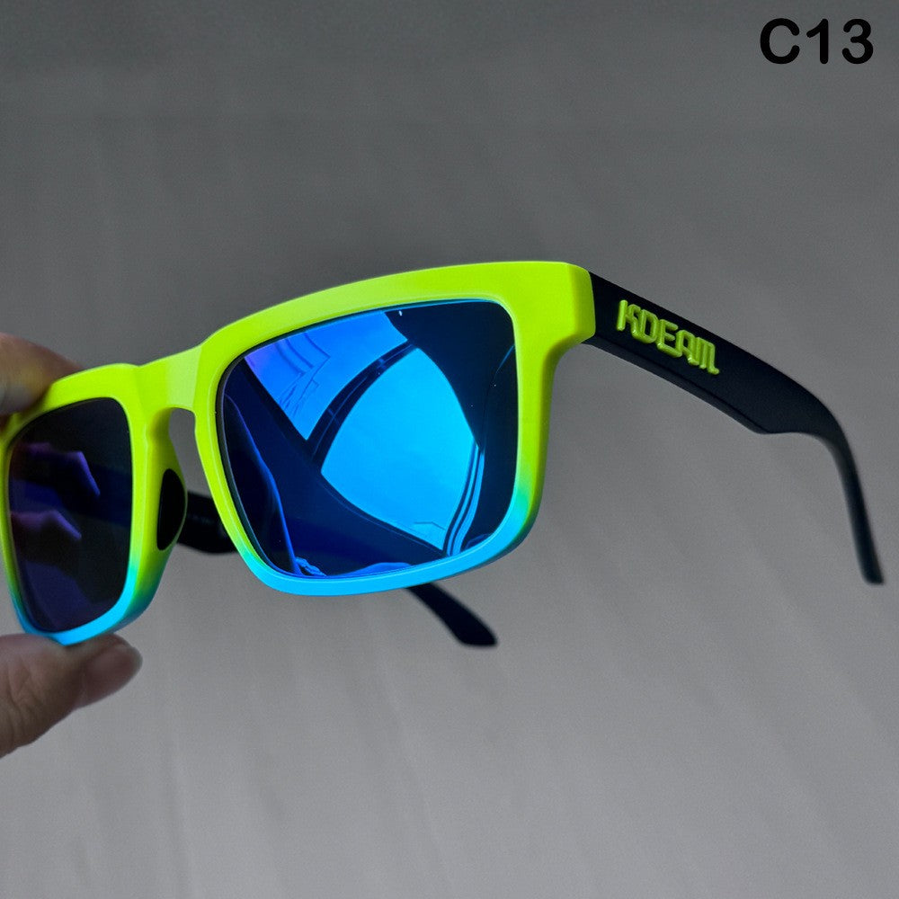 Óculos de Sol Masculinos de Tamanho Grande KDEAM PLUS, Polarizados, Fotocromáticos, Visão Noturna, Quadrados, Óculos de Sol Femininos da Moda, Largura 154mm