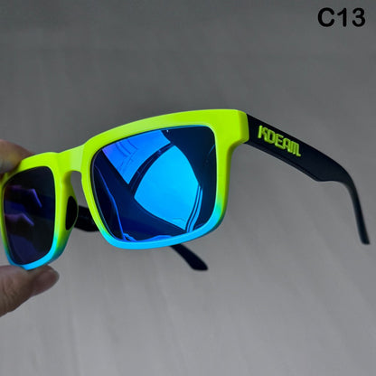 Óculos de Sol Masculinos de Tamanho Grande KDEAM PLUS, Polarizados, Fotocromáticos, Visão Noturna, Quadrados, Óculos de Sol Femininos da Moda, Largura 154mm