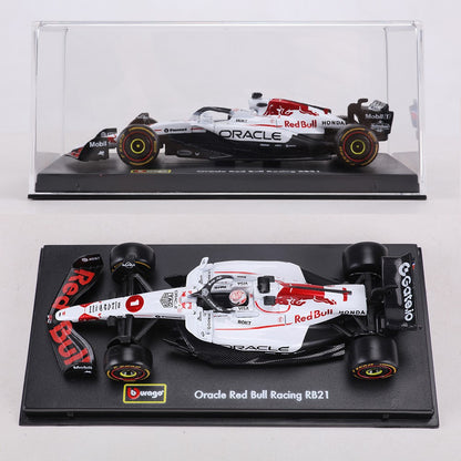 Burago 1:43 Red Bull Racing RB21 Modelo de carro em liga metálica da estação do Japão