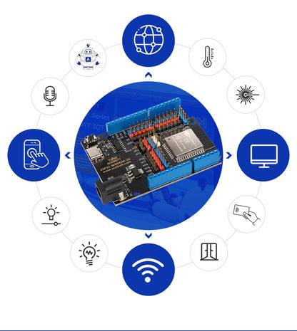 ACEBOTT Smart Home STEM STEAM Starter Kit Wooden House IoT Wifi Blockly Programming for ESP32 Arduino