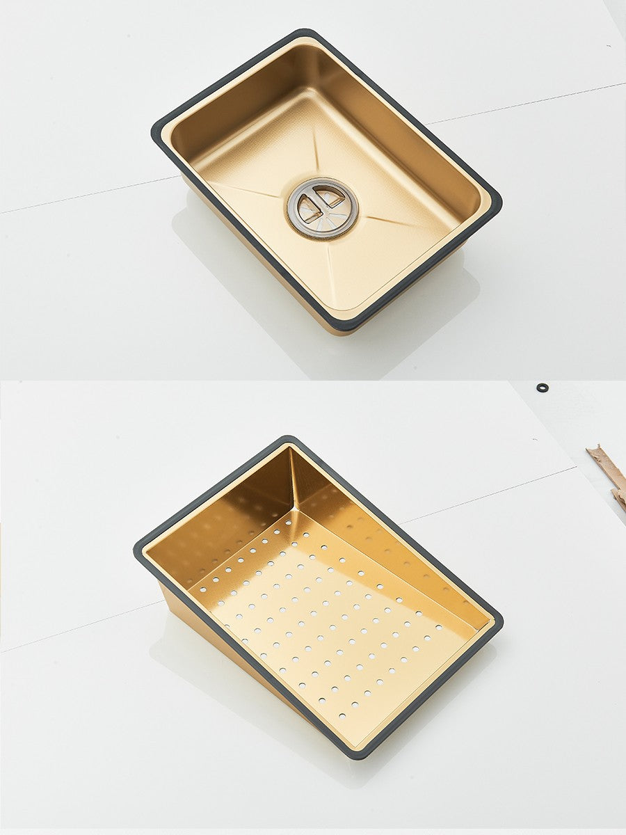 Large 304 Kitchen Sinks 75x45cm Stainless Steel Kitchen Waterfall Sink Digital Display Large Single Sink Dish Washer Faucet