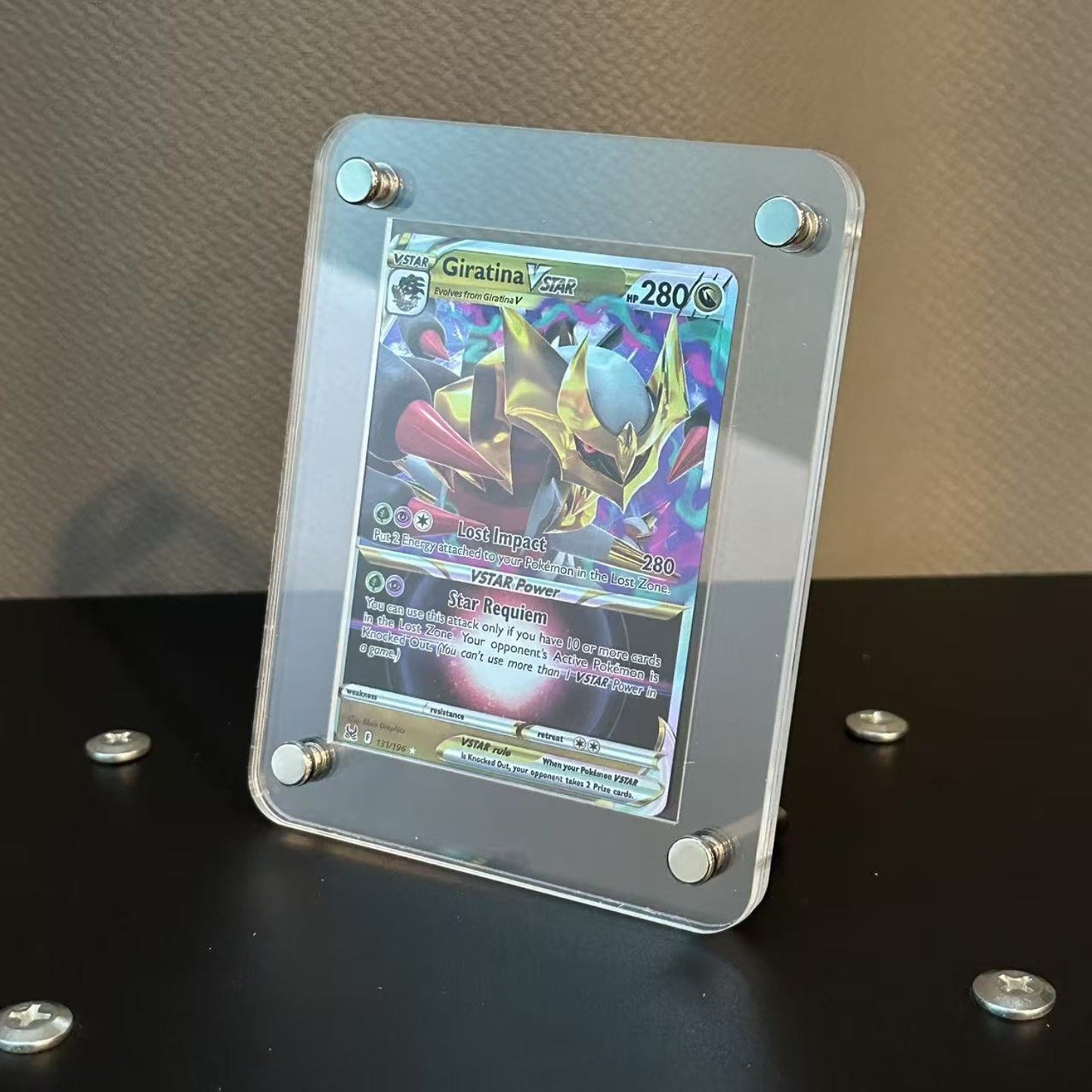 Expositor de acrílico transparente de 1-12 compartimentos Protetor à prova de poeira Porta-retratos para cartas TCG de Pokémon NARUTO One Piece
