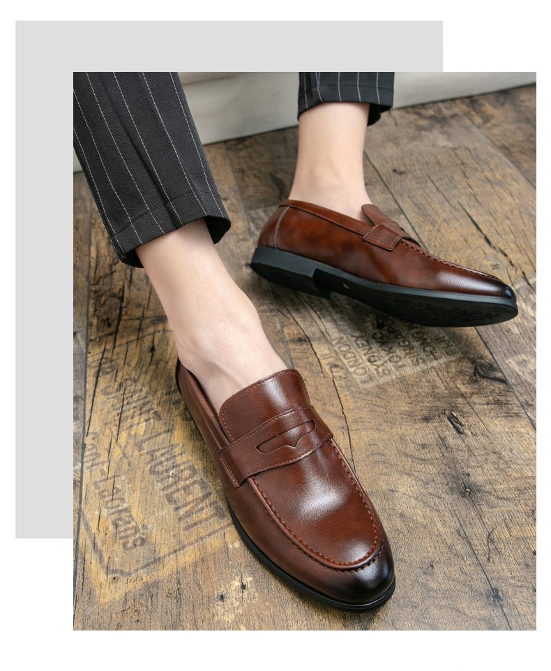 Men's Dress Shoes Classic Social Leather Shoes Men Large Size 78 Casual Business Leather Shoes Man Formal Leather Loafer For Men
