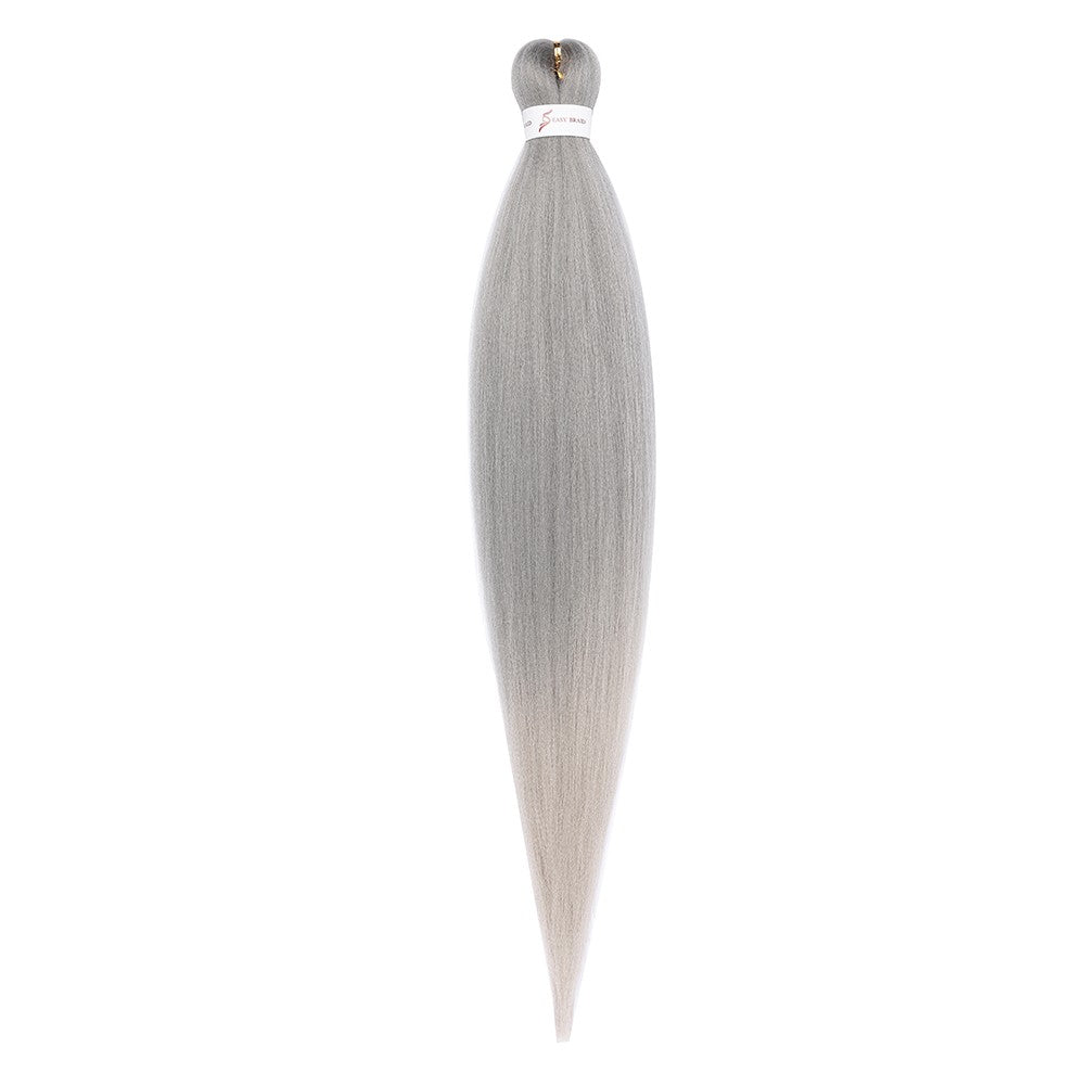 Cabelo Sintético Trançado Pré-esticado Profissional Sem Coceira Fibra Que Sela Em Água Quente 30'' Ombre Textura Yaki Extensões de Cabelo para Trança
