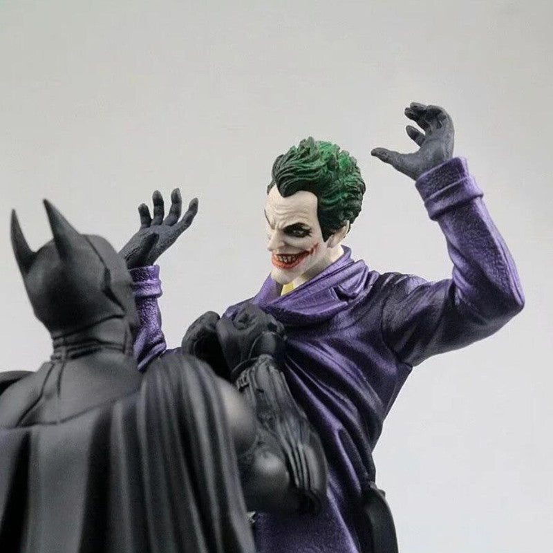 Boneco de Ação Batman VS Coringa Arkham HQ Anime Bruce Wayne Coringa com Base Estátua Grande Modelo de Coleção Presentes de Halloween