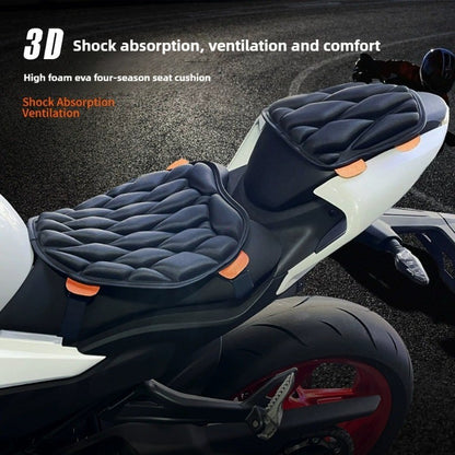 Almofada de Assento de Moto 3D Conforto Gel Capa de Assento Isolamento Protetor Solar Impermeável EVA Respirável Para Montanha Avançada