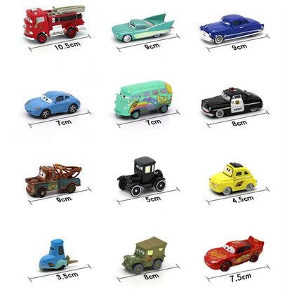 Disney Pixar Carros 3 Metal Diecast Relâmpago McQueen Mate Campeão Carro Modelo Brinquedo Presente Conjunto Jackson Tio Caminhão Menino Aniversário Brinquedos