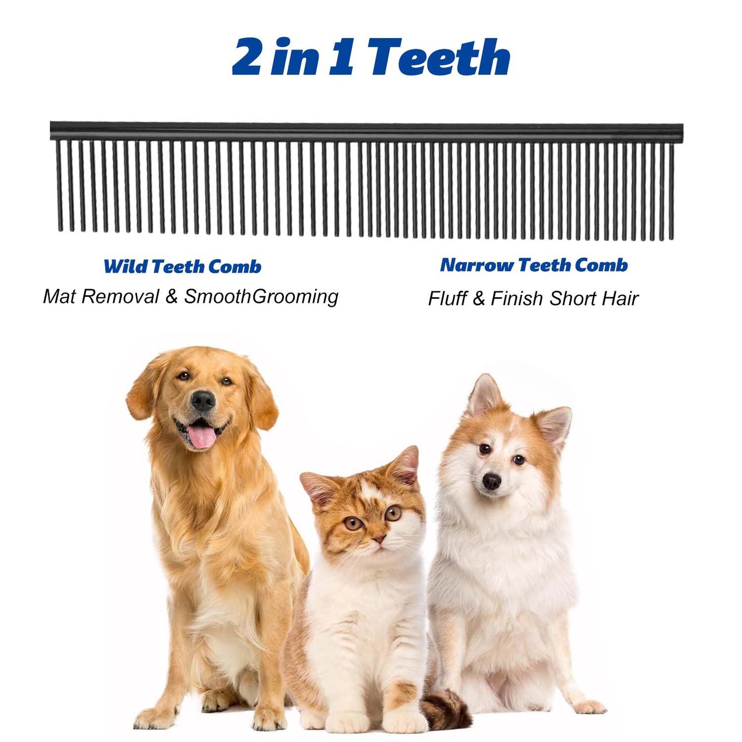 Kit de Tesouras de Aço Inoxidável para Tosa de Animais de Estimação para Destros - Conjunto de 4 Peças com Pontas Redondas de Segurança para Cães e Gatos