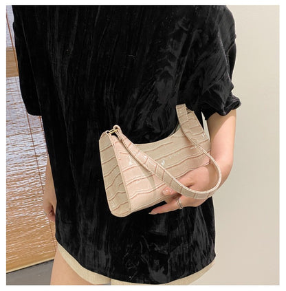 Fashion Exquisite Shopping Bag Retro Casual Women Totes Shoulder Bags Female Leather Solid Color Chain Handbag for Women 2024
