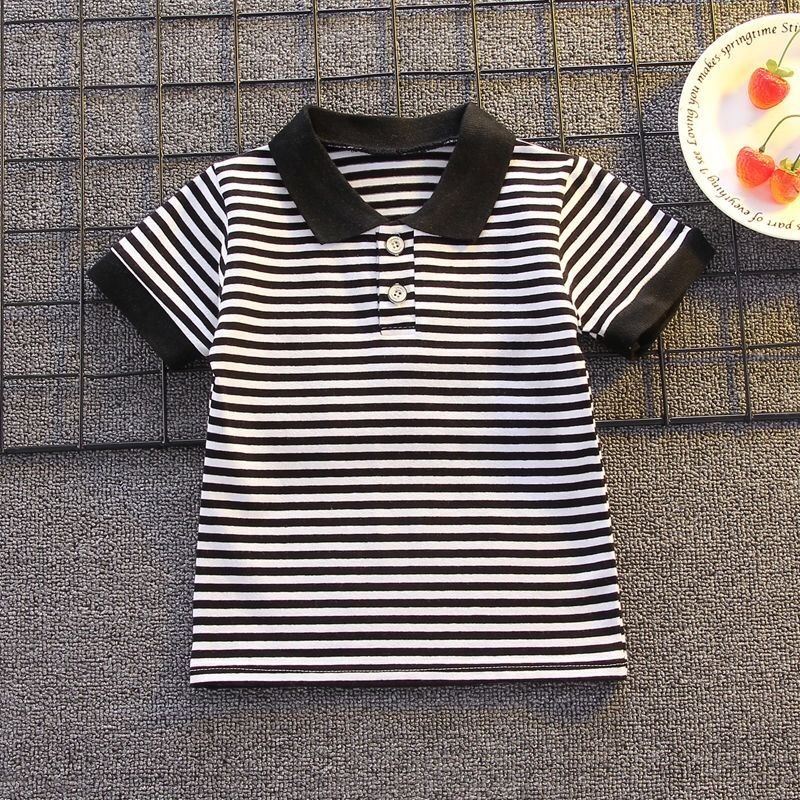 Summer Clothes for Children Baby Boys Girls Striped T-Shirt And Shorts 2pcs Set Toddler Fashion Tracksuit