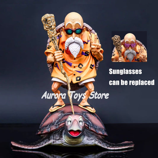 23.5cm/9.25in Anime Dragon Ball Z Figure Kame Sennin Action Figure Pvc Master Roshi Statue Collection Model Toys Gifts