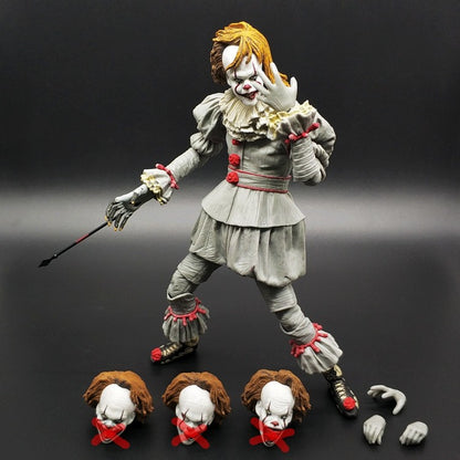 Neca Pennywise Coringa Figura Stephen King'S A Coisa Pennywise Coringa Palhaço Modelo Brinquedo De Terror De Halloween Presentes Colecionáveis De Natal