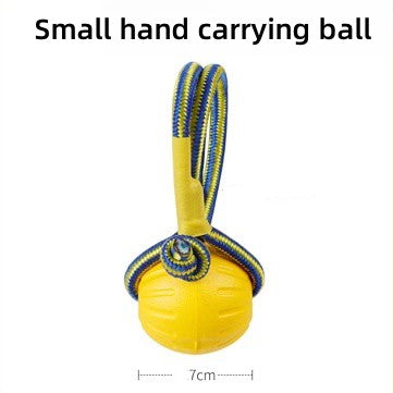 Brinquedo para animais de estimação EVA, bola flutuante para cães, treinamento de cães, anel de puxar, resistente à mordida, bola de dentição, bola de corda, bola de espuma, resistente à mordida, brinquedo para cães