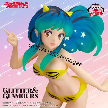 Em Estoque Bandai BANPRESTO Urusei Yatsura GLITTER&GLAMOURS LUM Shooting star Anime Action Figures Modelo Colecionáveis Presente de Aniversário