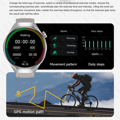 2025Novo Para moda G5 Pro Smart Watch Masculino Tela AMOLED HD GPS Trajetória de movimento Frequência cardíaca Chamada Bluetooth 1,75" SmartWatch IP68