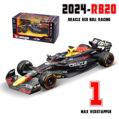 Bburago 1:43 F1 Aston Martin Aramco F1 Team AMR23 2023 #14 Alonso #18 Stroll Carro de Liga Metálica Modelo Fundido Colecionável