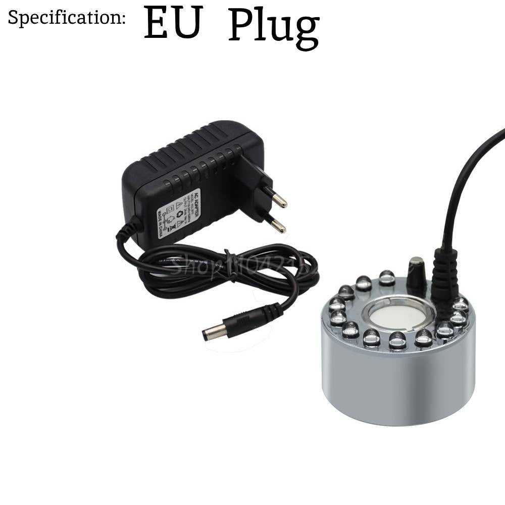 Ultrasonic Mist Maker Fogger Halloween Atomizer LED Pumpkin Light Water Fountain Pond Fog Machine for Halloween Party Decoration