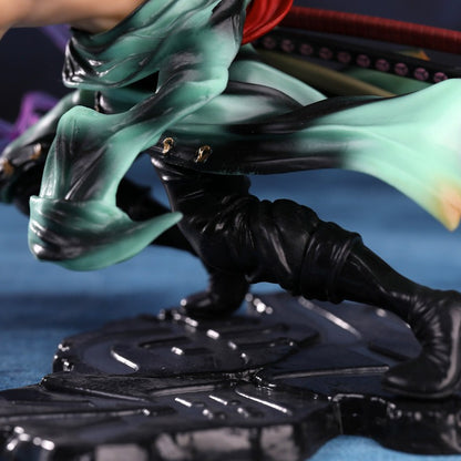 One Piece 10CM Bonecos de Anime GK Roronoa Zoro Três Espadas Sa-maximum PVC Bonecos Colecionáveis de Ação Presentes Infantis