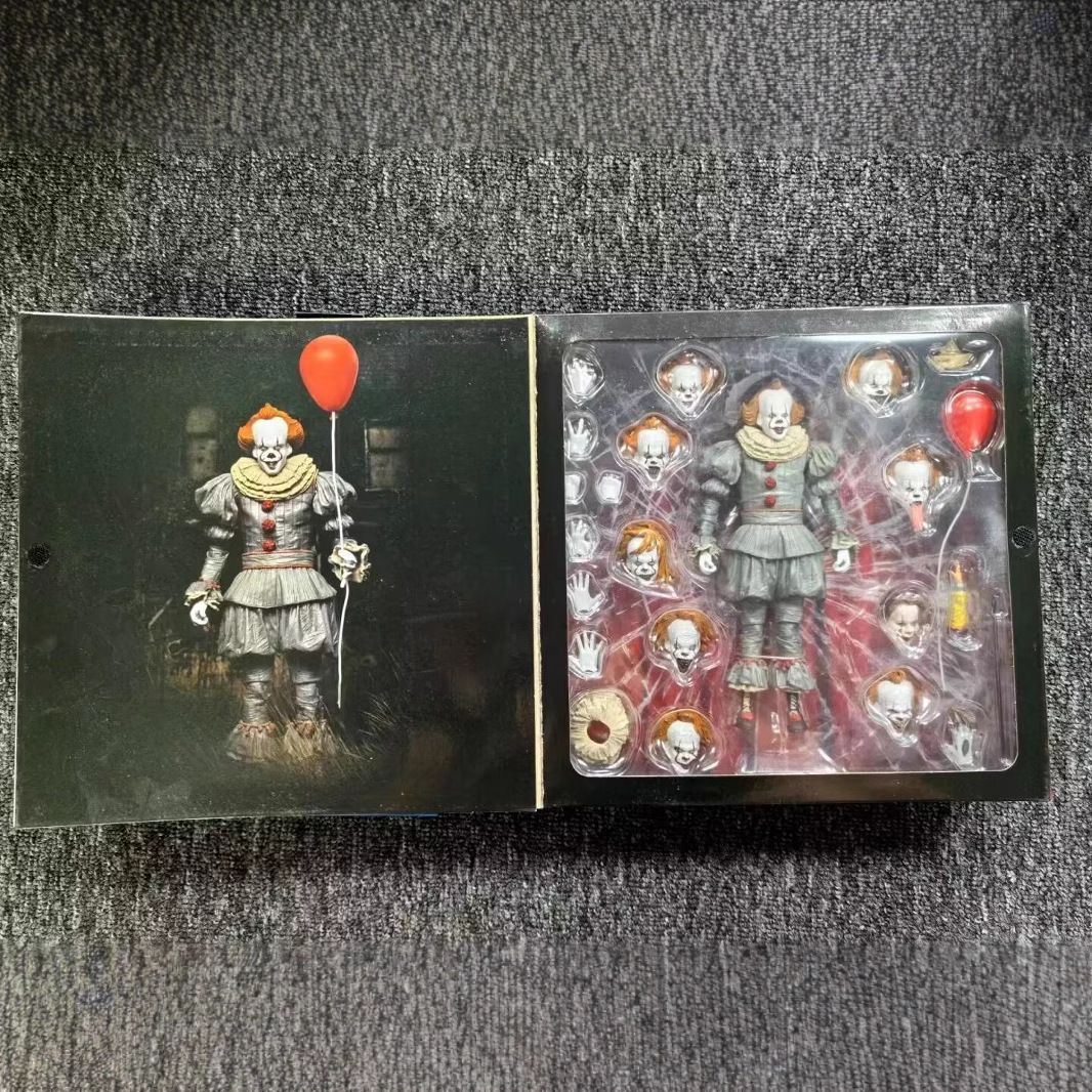 Neca Pennywise Coringa Figura Stephen King'S A Coisa Pennywise Coringa Palhaço Modelo Brinquedo De Terror De Halloween Presentes Colecionáveis De Natal