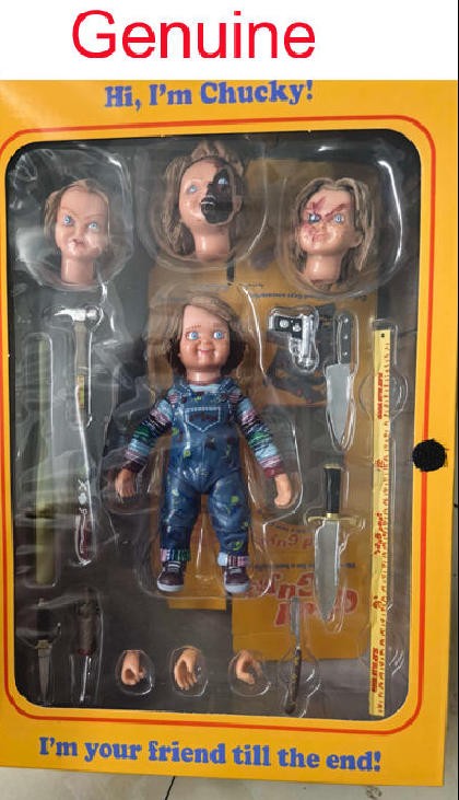 Real Genuine Limit Cheap Sale NECA GOOD GUYS CHUCKY Halloween Day Horror Doll PVC Figure Collectible Model Toy 15cm