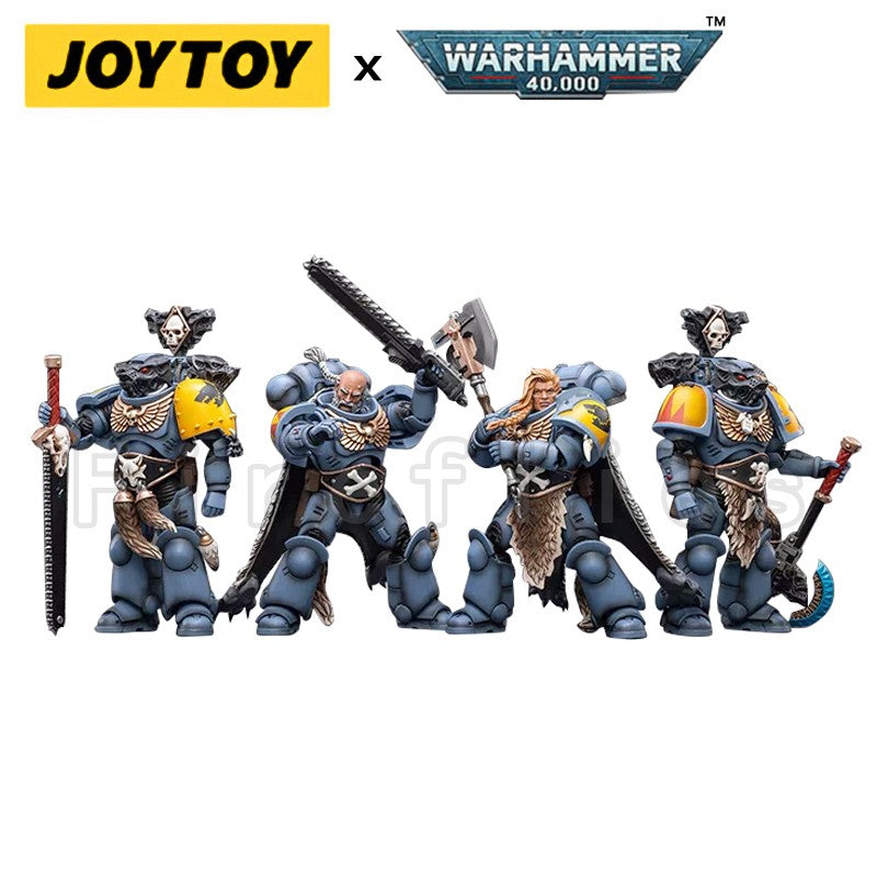 1/18 JOYTOY Action Figure 40K The Horus Heresy Space Wolves Figures And Mechas Logan Ghostwolf Anime Model Toy