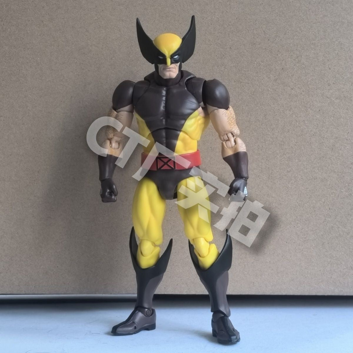 CT Toys Gambit Wolverine Figure Mafex 138 Hellverine Mafex 96 Boneco de Ação X-Men Marrom Quadrinhos SHF Modelo KO Boneco de Brinquedo