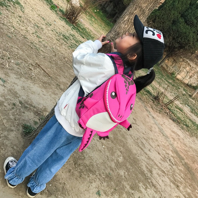 New Cartoon Dinosaur Baby School Bag Girl Kindergarten Oxford Cloth SchoolBag Boy Waterproof Child Animal Backpack Travel Bag