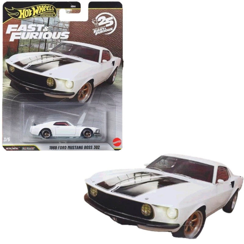 New Fast & Furious 25th Anniversary Diecast Vehicle Model Set 1:64 Scale Classic Cars Incl. Mitsubishi Mercedes Mustang - Toy