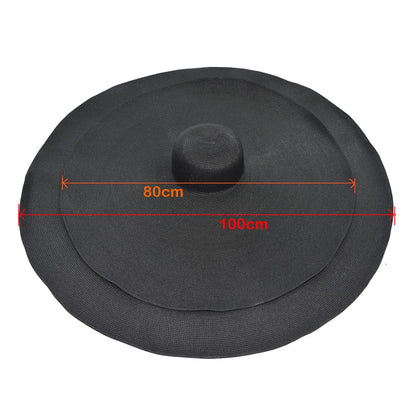 Big Beach Sun Straw Hat 30 40cm Brim 80 100cm Diameter Women Round Protect Travel Holiday Caps Foldable Super Large Straw Hat