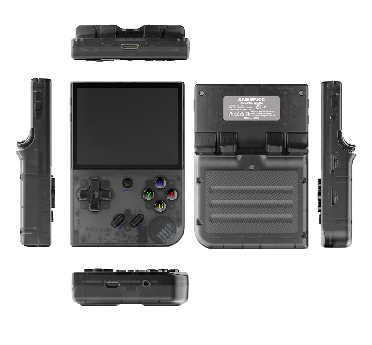 ANBERNIC RG35XX Plus/RG35XX Retro Handheld Game Console 3.5? IPS Screen Linux Portable Video Game Player Support HD-M-I TV Outpu