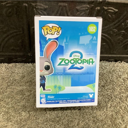 Zootopia Funko Pop Oficial Genuíno Boneco de Ação Modelo Boneco de Ação Judy Hopps Nick Wilde 1652 1653 Esculturas em Vinil